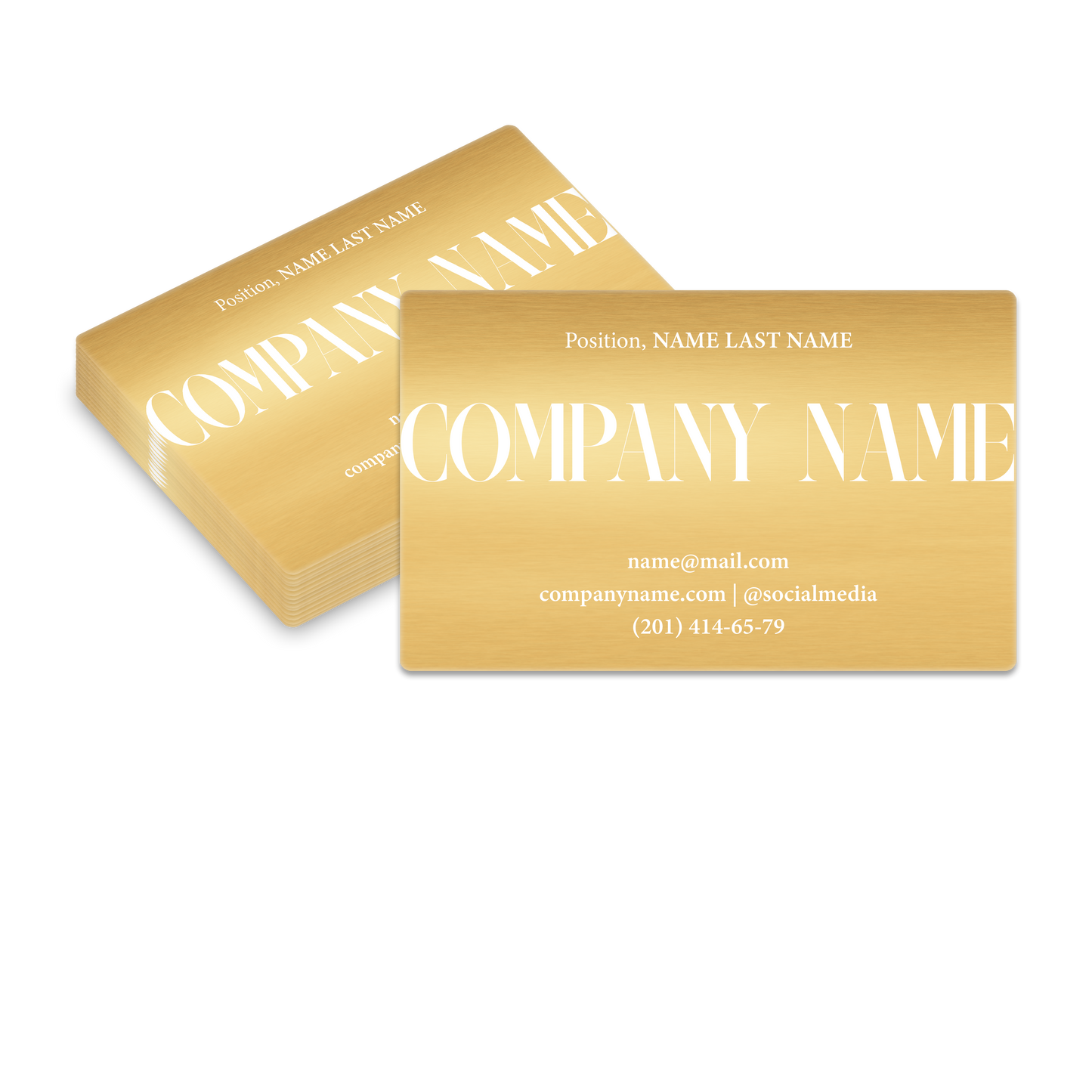 Metal Business Cards