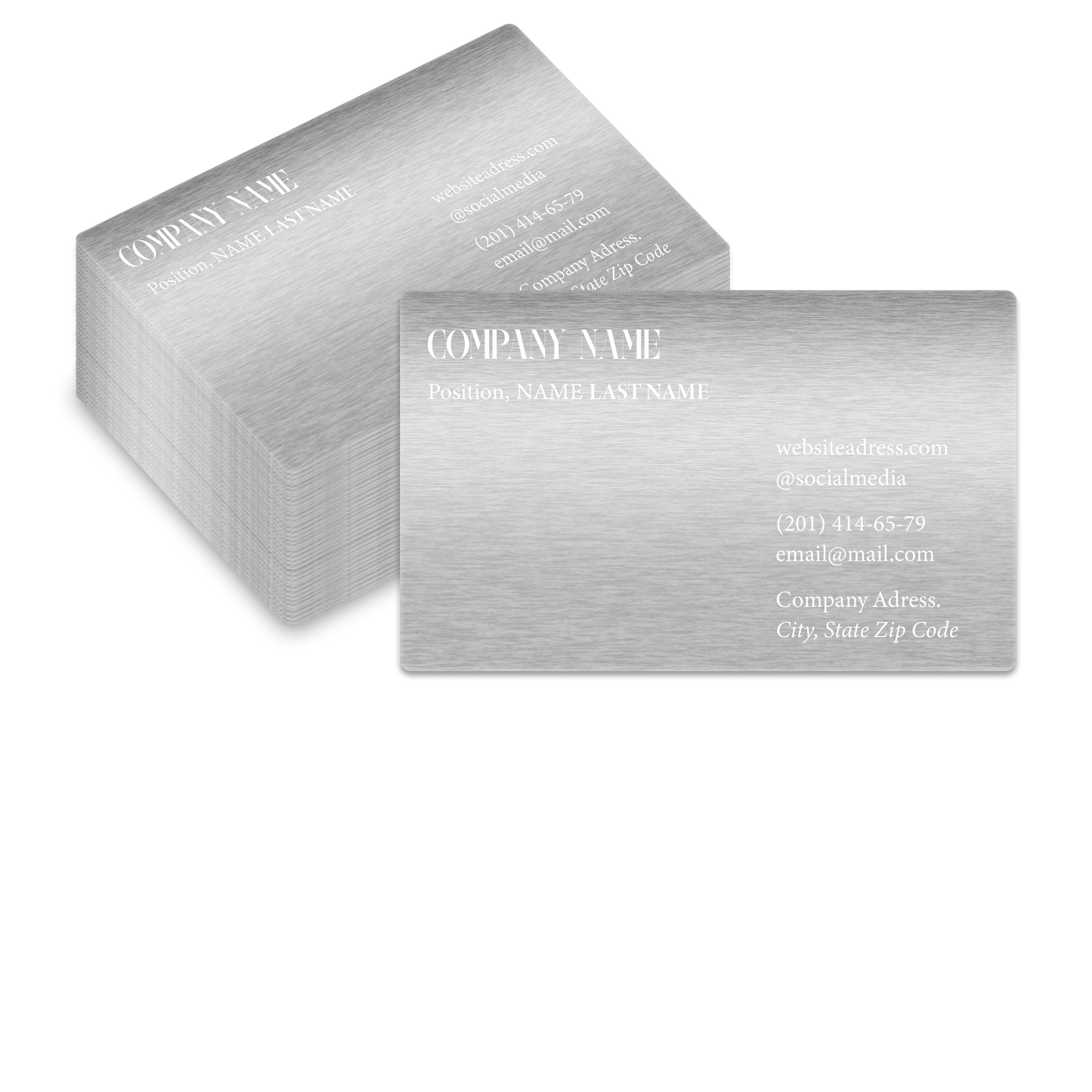 Metal Business Cards